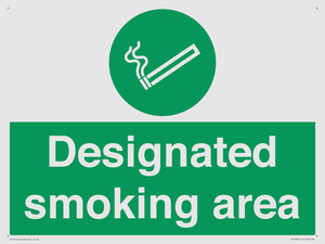 Designated smoking area